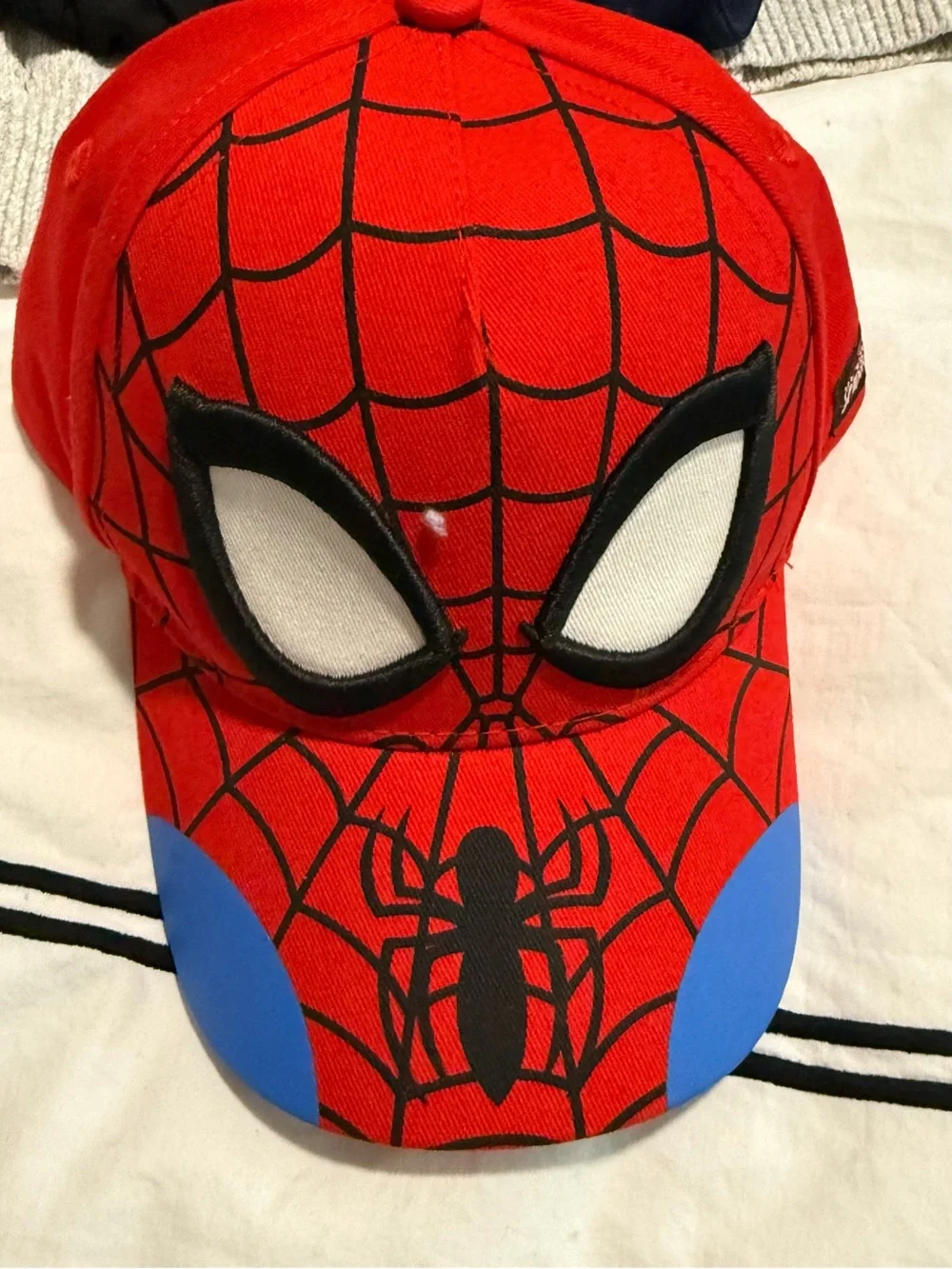 Marvel Red Spider-Man Cap with Blue Accents